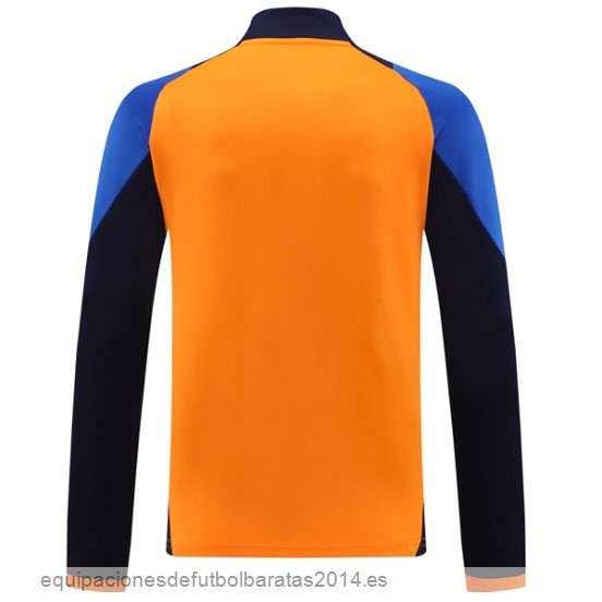 Nuevo Ropa Deportiva Con Cremallera Larga Juventus 24/25 Naranja Azul Baratas